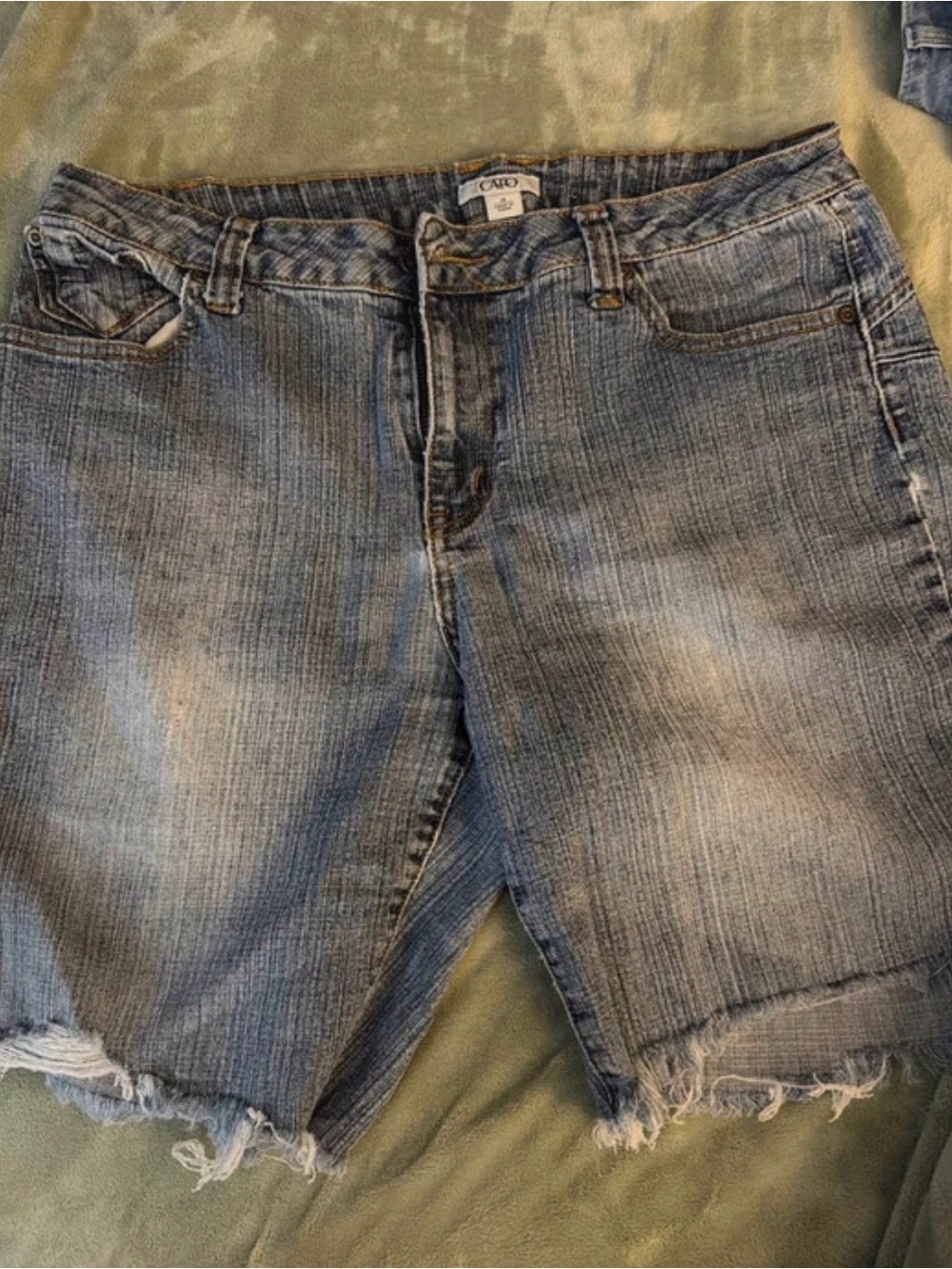Cato Light Blue Relaxed Denim Shorts